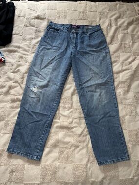 Gloria Vanderbilt Straight Leg Blue Jeans